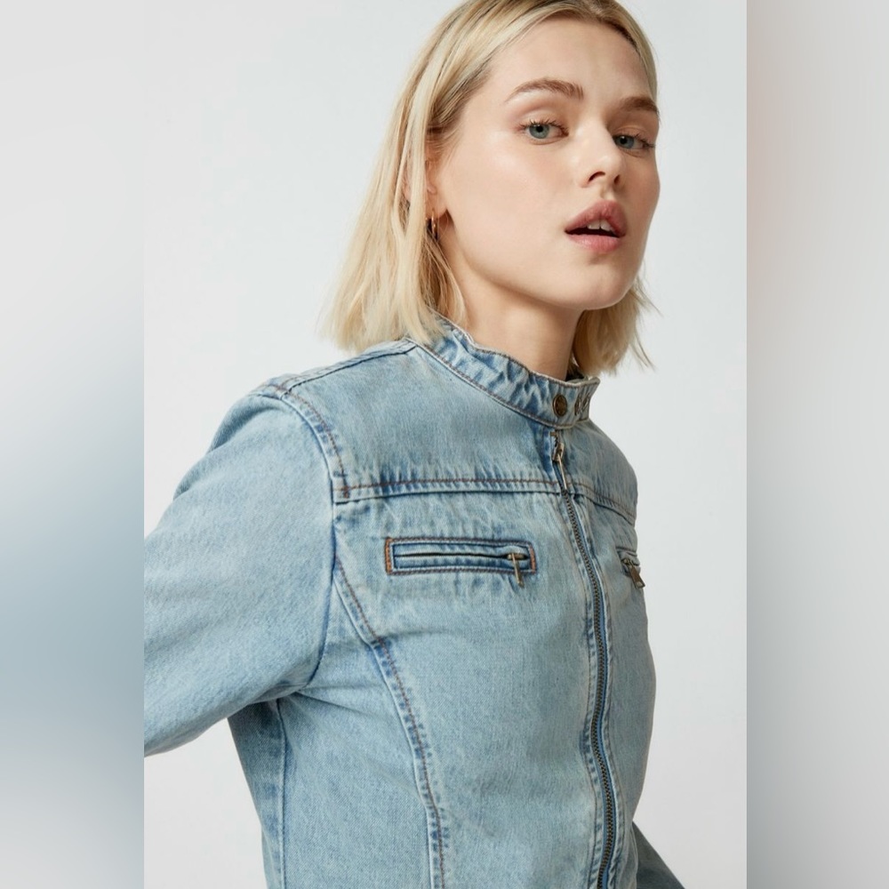 Lioness Light Blue Jean Jacket - Picture 2 of 8